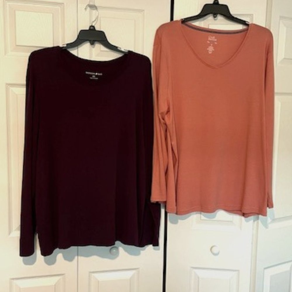 Womens 4X Long Sleeve Tops (2)